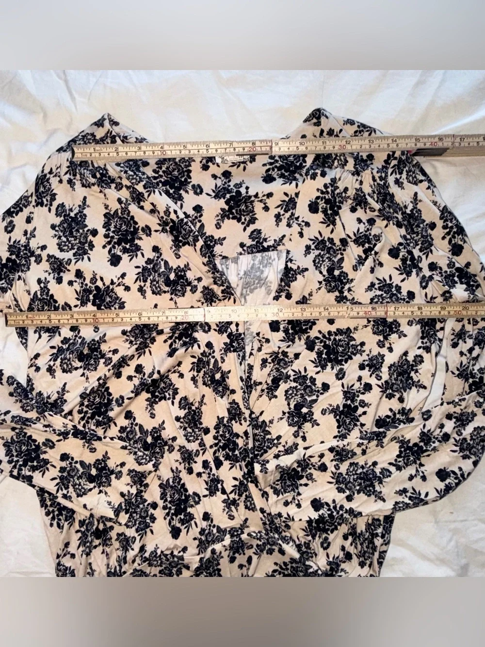 Free People Printed Turnt Long Sleeve Bodysuit
